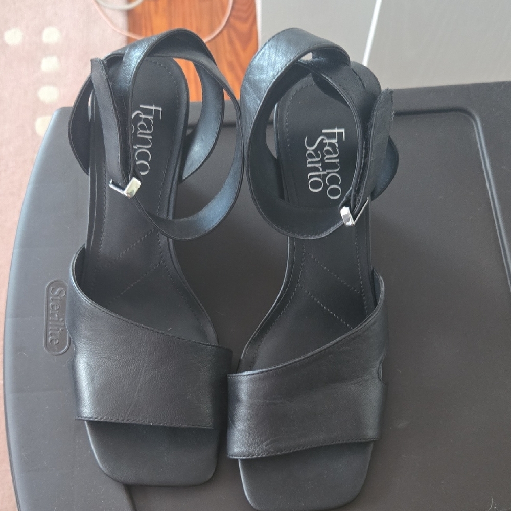Franco Sarto Elegant Black Sandals